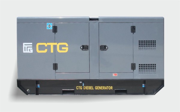 Дизельный генератор CTG 660B в кожухе с АВР