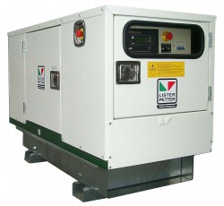 Дизельный генератор Lister Petter LWA 20 3 фазы в кожухе с АВР