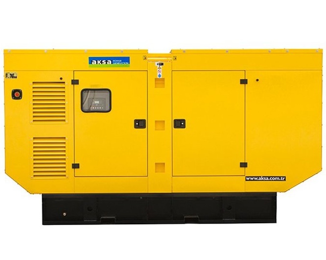 Дизельный генератор Aksa APD-220A в кожухе с АВР