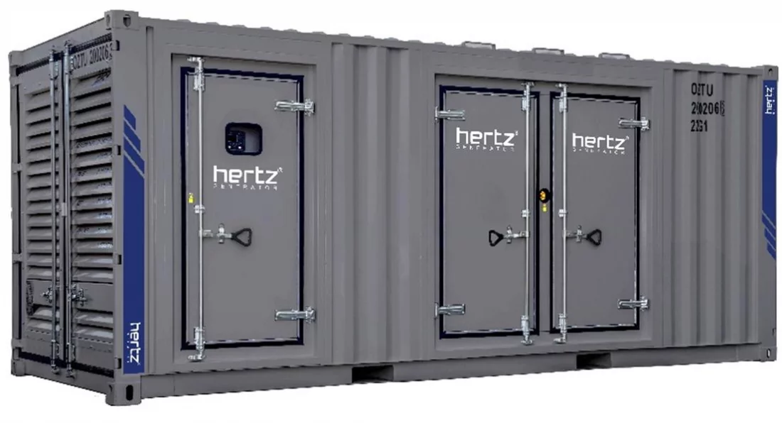 Дизельный генератор Hertz HG 1400 BC в кожухе с АВР