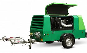Дизельный компрессор Atmos PDP 65 7 фикс с тормозом — фото 3