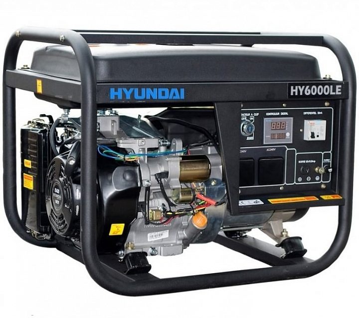 Бензиновый генератор Hyundai HY 6000LE с АВР