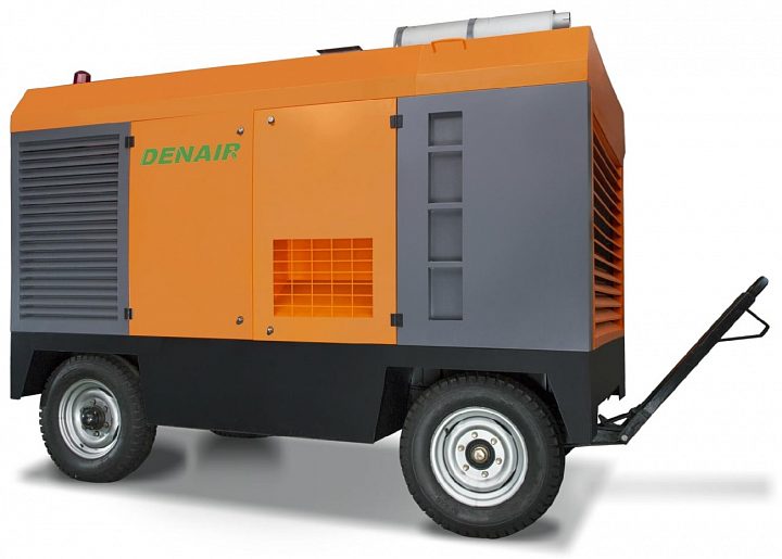 Дизельный компрессор Denair DACY-11/10 (на шасси)