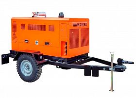 Дизельный компрессор ЗИФ ПВ-5/1,0 на шасси — фото 1