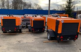 Дизельный компрессор ММЗ-ПВ12/0,7 (с регулируемым дышлом) — фото 4